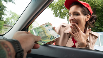 Shy waitress needs more than tips